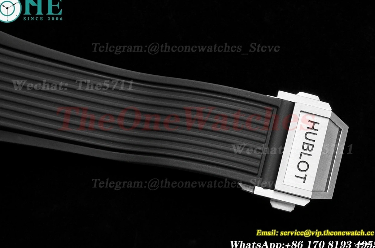 Diams Titanium Big Bang 44mm SS Diams Bezel BBF A1280 Rubber Unico 0421